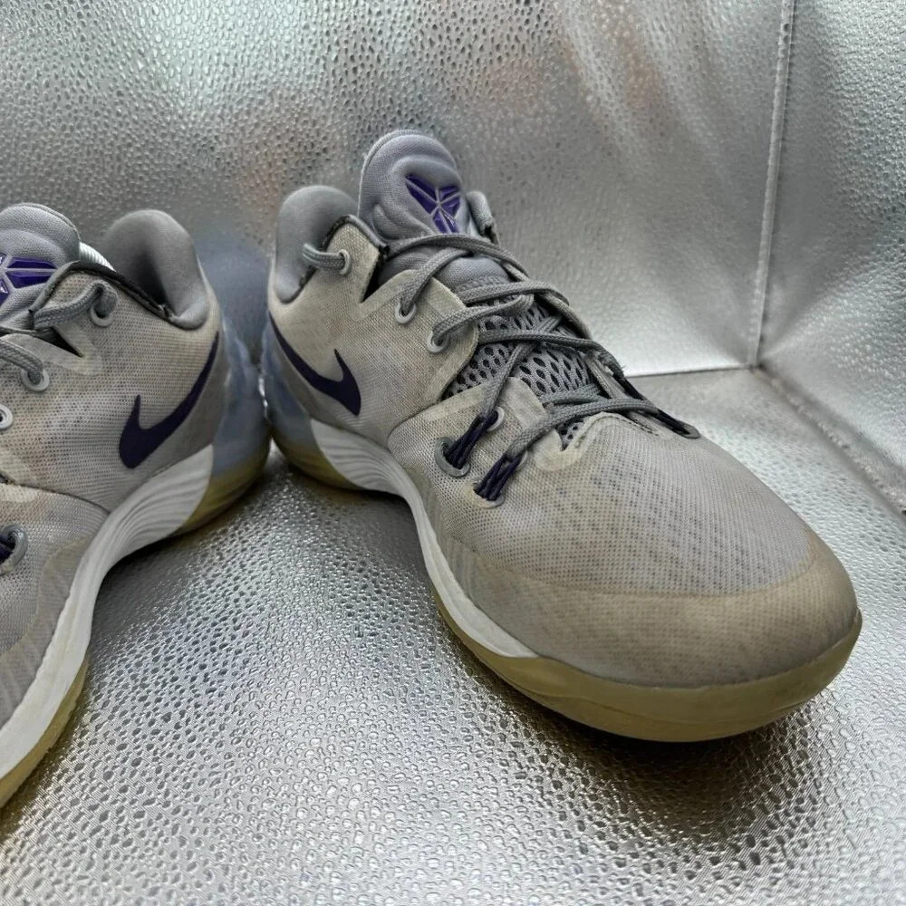 Size 9.5 Nike Mens Zoom Kobe Venomenon 5 Wolf Grey Basketball Sneaker 749884 050